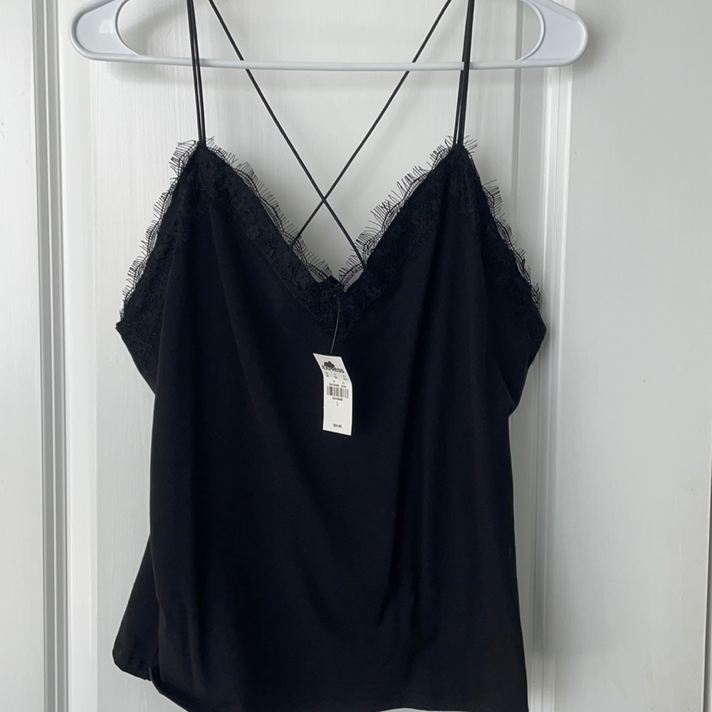 NWT Express straps lace tank size Large